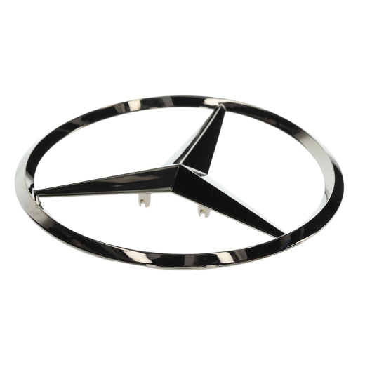 Étoile Mercedes chrome noir hayon Classe C W206 | Stern-schwarz-W206