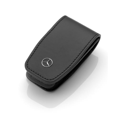 Étui à clés en cuir de vachette noir collection originale Mercedes-Benz | B66959108