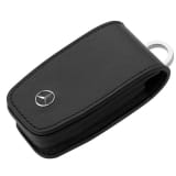 Étui à clés en cuir de vachette noir collection originale Mercedes-Benz