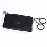 Porte-clés porte-monnaie noir cuir original Mercedes-Benz
