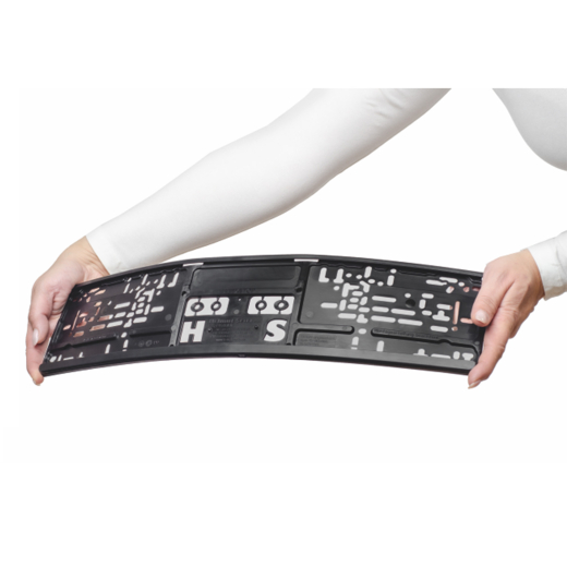 Kentekenplaathouder nummerplaatbevestiging zwart Flexi Top | 5300000