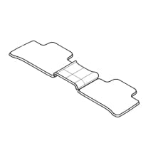 Exclusieve automatten hoogpolig zwart 3-delig achter EQE | A2956804903 9K26