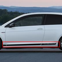 Clubsport Golf 7 VII GTI folieset 5-deurs zwart Origineel VW | Golf7-GTI-CS-Foliensatz-schwarz-5-tuerig