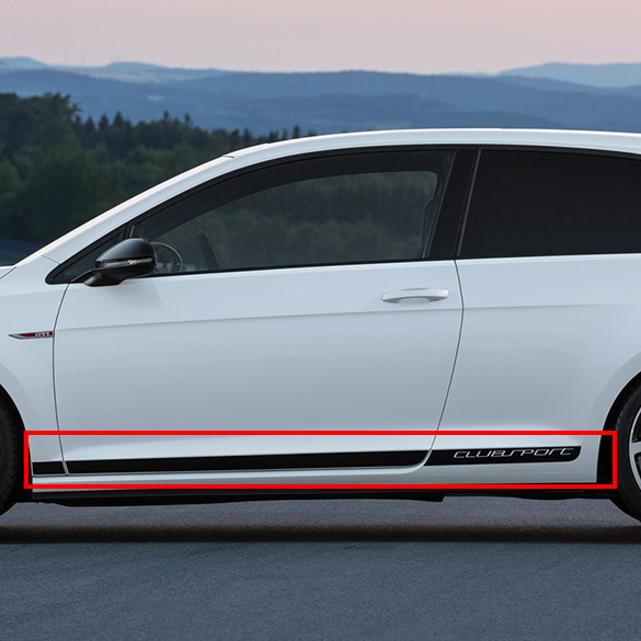 Clubsport Golf 7 VII GTI folieset 5-deurs zwart Origineel Volkswagen