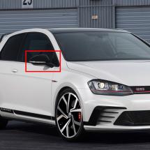 VW Golf 7 VII Clubsport Spiegelkappen Original Volkswagen schwarz glänzend | 5G0072530A-B