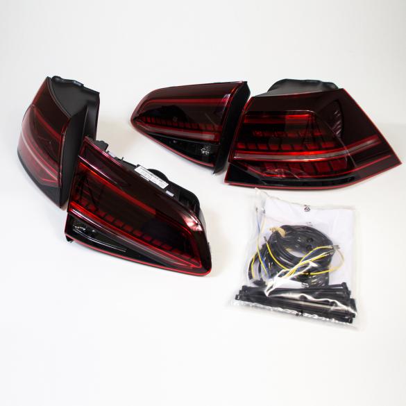 Golf 7 VII R Facelift LED achterlichten set origineel Volkswagen retrofitpakket