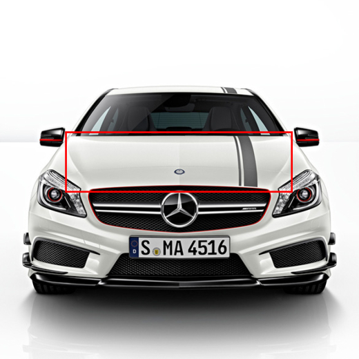 Kit de films décoratifs, bandes Edition 1 capot A-Class W176 Original Mercedes-Benz | A1769870475