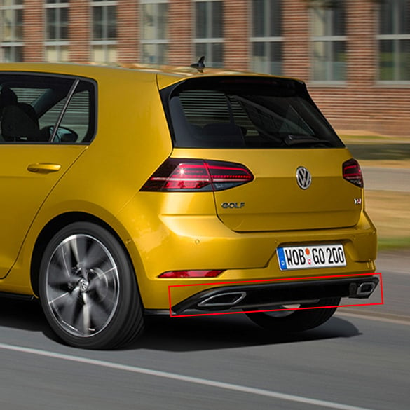 R-Line Facelift Diffusor | Golf 7 VII | Original Volkswagen | Nachrüstung | Golf7-R-Line-Dif