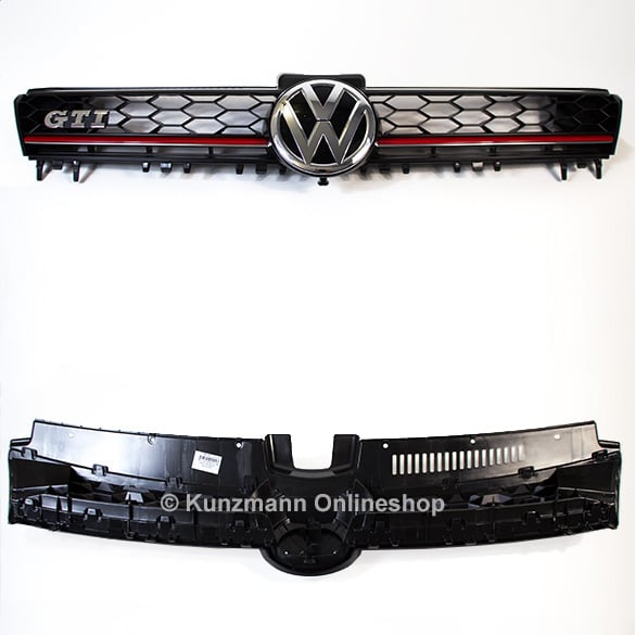 Original Volkswagen GTI Kühlergrill | VW Golf 7 VII | Wabenoptik | 5G0853651AJBTU