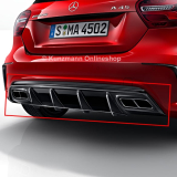A 45 AMG Achterdiffusor A-Klasse W176 Facelift Origineel Mercedes-Benz Ombouwset