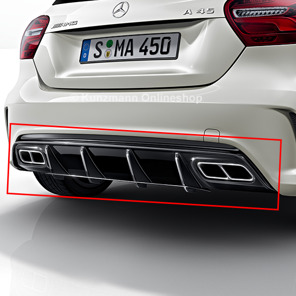 A45 AMG Achterdiffusor A-Klasse W176 Facelift Origineel | W176-Facelift-45AMG-Heckdiffusor