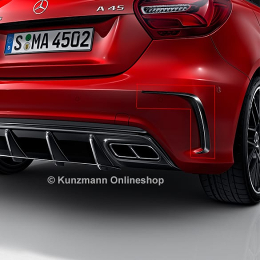 Flaps aero AMG A45 AMG facelift A-Class W176 Original Mercedes-Benz | A45-Facelift-Heck-Flaps