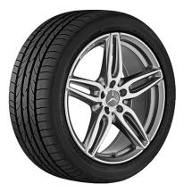 AMG 18 inch velgenset 5-dubbele-spaken wiel titaangrijs A-Kl | A17640107007X21-Satz-AMG