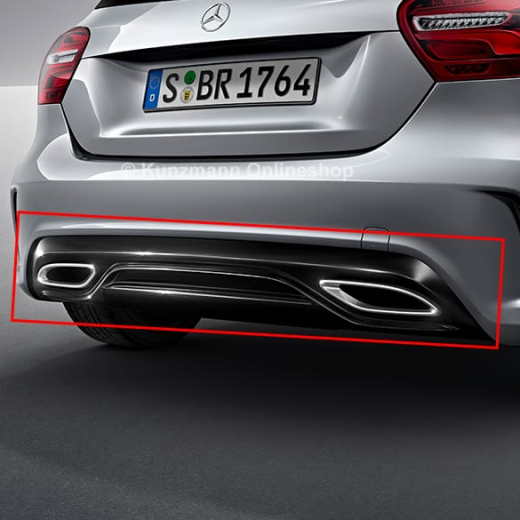 Facelift diffusor A-Klasse W176 AMG styling Origineel Merc~| | W176-Facelift-AMG-Diffusor