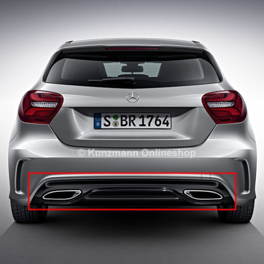 Diffuseur restylé Classe A W176 AMG Styling original Mercedes-Benz | W176-Facelift-AMG-Diffusor