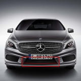 Calandre AMG A 250 Sport avec baguette décorative rouge Classe A W176 Mercedes-Benz d'origine