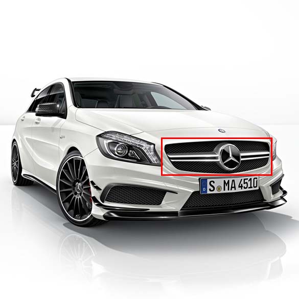 A45 AMG radiatorgrille | A-Klasse W176 | Origineel Mercedes- | W176-AMG-Grill