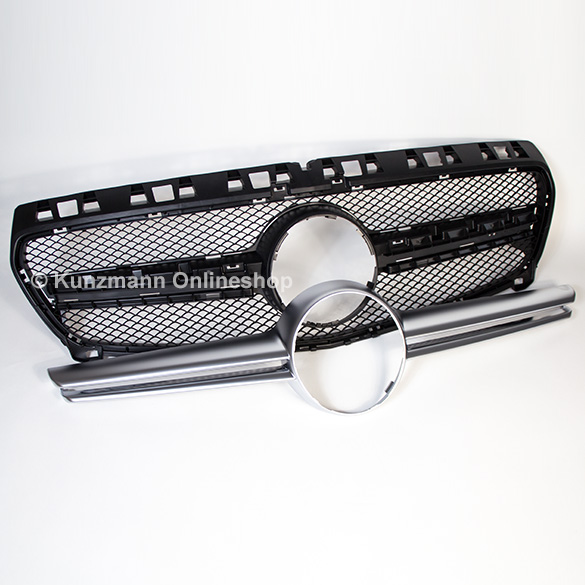 A 45 AMG radiatorgrille set A-Klasse W176 Nightpakket Origineel Mercedes-Benz