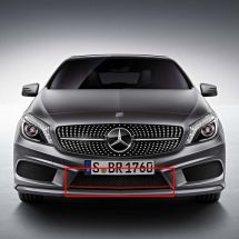 Origineel Mercedes-Benz grille auto | rode sierlijst | AMG-p | W176-AMG-Gitter