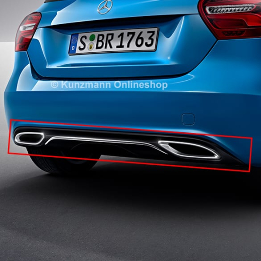 Facelift diffusor A-Klasse W176 Urban Origineel Mercedes-B  | W176-Facelift-Urban-Diffusor