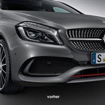 A 45 AMG flaps front bumper A-Class W176 Original Mercedes-Benz | flaps-amg-w176