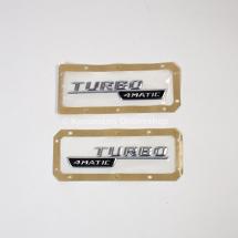 Turbo 4MATIC logo set AMG A 45 A-Class W176 genuine Mercedes-Benz | A45-AMG-4MATIC-Schriftzug