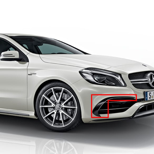 Flaps A 45 AMG para parachoques delantero A-Klasse W176 Original Mercedes-Benz | flaps-amg-w176