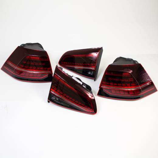 Pilotos traseros LED VW Golf 7 R facelift, luces traseras originales Volkswagen | 5G1052200C-Satz