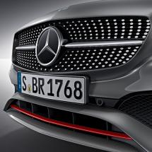 A 250 Sport facelift front grill with red trim A-Class W176 original Mercedes-Benz | W176facelift-Gitter-250