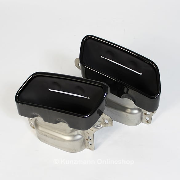 A 45 Exhaust Tips Nightpackage A-Klasse W176 genuine Mercedes-Benz