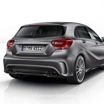 Auspuffblenden A45 AMG Performance | A-Klasse W176 | AMG Night-Paket | Original Mercedes-Benz | W176-AMG-Night-PF-Blenden