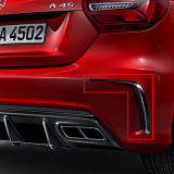 A 45 AMG Facelift flaps paquete aero paragolpes trasero A-Klasse W176 Original Mercedes-Benz