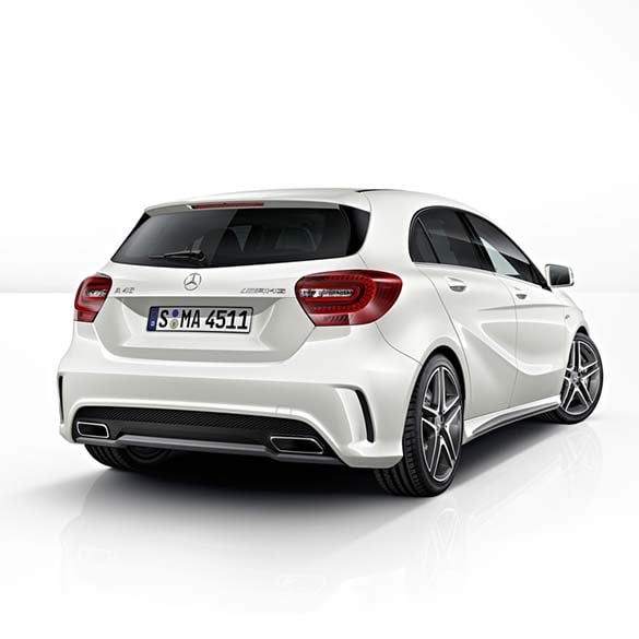 genuine Mercedes-Benz | AMG exhaust tips | A-Class | W176 | W176-AMG-Blenden genuine Mercedes-Benz | AMG exhaust tips | A-Class | W176 | W176-AMG-Blenden