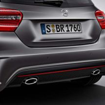 A 250 Sport | AMG diffuser incl. red trim | A-Class W176 | genuine Mercedes-Benz | A1768804840