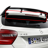 Spoiler de techo AMG Clase A W176 apto para conversión a alerón trasero Mercedes-Benz original