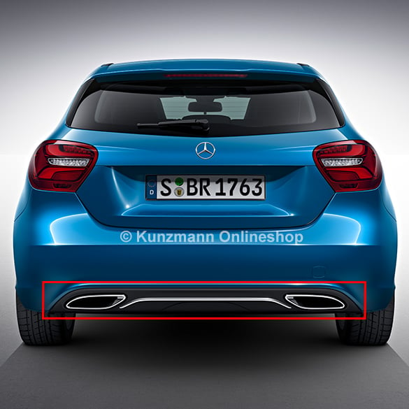 facelift diffusor A-Class W176 Urban original Mercedes-Benz | W176-Facelift-Urban-Diffusor