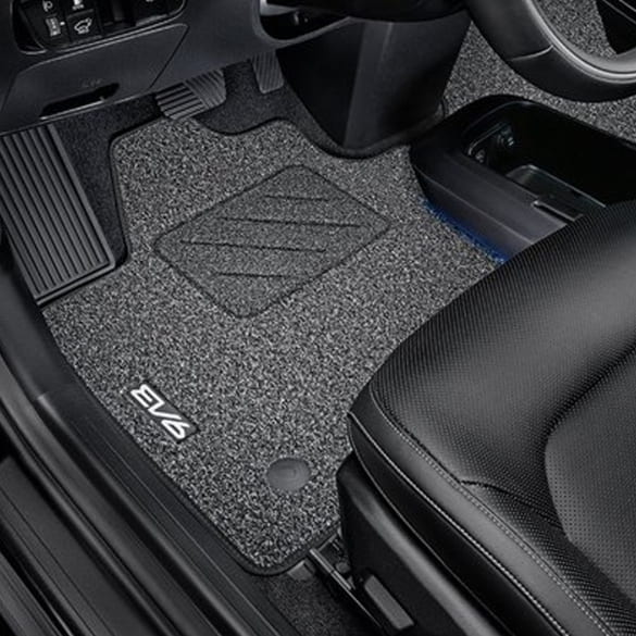 Fabric mats carpet floor mats KIA EV6 CV black 3-piece set Genuine KIA