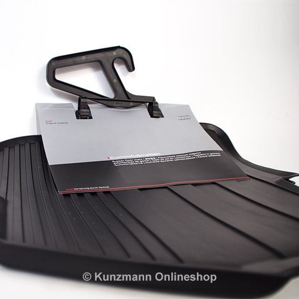 Gummifußmatten Satz hinten Audi A1 schwarz 2-teilig Original Audi | 8X0061511 041 Gummifußmatten Satz hinten Audi A1 schwarz 2-teilig Original Audi | 8X0061511 041