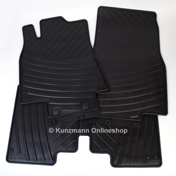 Gummi-Fußmatten Mercedes A-Klasse MB Gummimatten B66688629 | | Original W169