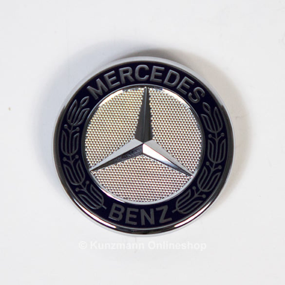 Emblem mit Stern Motorhaube Original Mercedes-Benz A2078170316 Blau