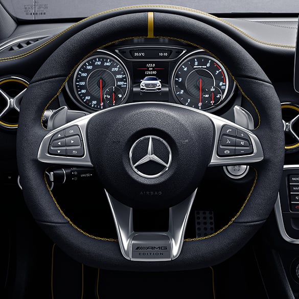 AMG Performance Lenkrad Yellow Night Edition A-Klasse W176 Original | A16646014011C88-W176 AMG Performance Lenkrad Yellow Night Edition A-Klasse W176 Original | A16646014011C88-W176