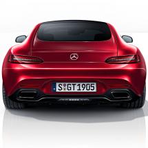 AMG GT Auspuffblenden C190 Nightpaket schwarz Original Mercedes-Benz | AMGGT-Auspuffblenden-Night