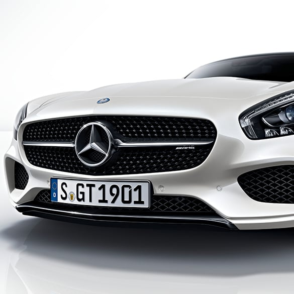 Nightpaket Frontspoiler Schwarz AMG GT C190 Original Mercedes-Benz