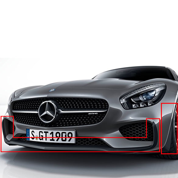 Frontspoiler Aerodynamik-Paket AMG GT C190 Edition 1 Original Mercedes-Benz