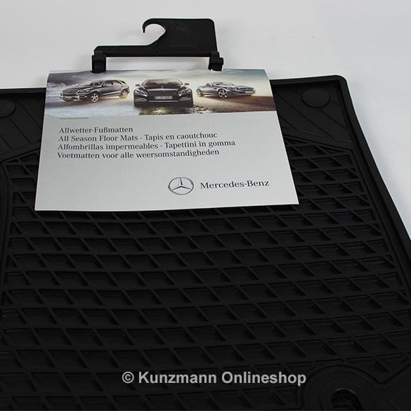 Original Mercedes-Benz Gummi-Fußmatten Satz | B-Klasse W246 | A17668050019G33-B Original Mercedes-Benz Gummi-Fußmatten Satz | B-Klasse W246 | A17668050019G33-B