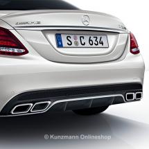 C 63 AMG Diffusor & Auspuffblenden Chrom | C-Klasse W205 | Original Mercedes-Benz | W205-63Diffusor