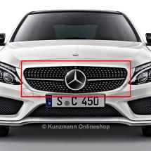 C 43 AMG Diamantgrill mit 360°-Kamera C-Klasse W205 Original Mercedes-Benz | C43-AMG-Grill-360