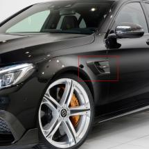 Brabus Carbon Kotflügelaufsätze | C 63 AMG | Limousine | T-Modell | Mercedes-Benz C-Klasse  | Brabus-Kotfluegelaufsaetze-205W-S