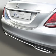 Mercedes C-Klasse W205 Coupé/Cabrio Carbon Stil Hintere Stoßstange Schutz 