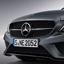 C 43 AMG Diamantgrill Night Edition C-Klasse W205 Original Mercedes-Benz | C43-AMG-Kuehlergrill-NE